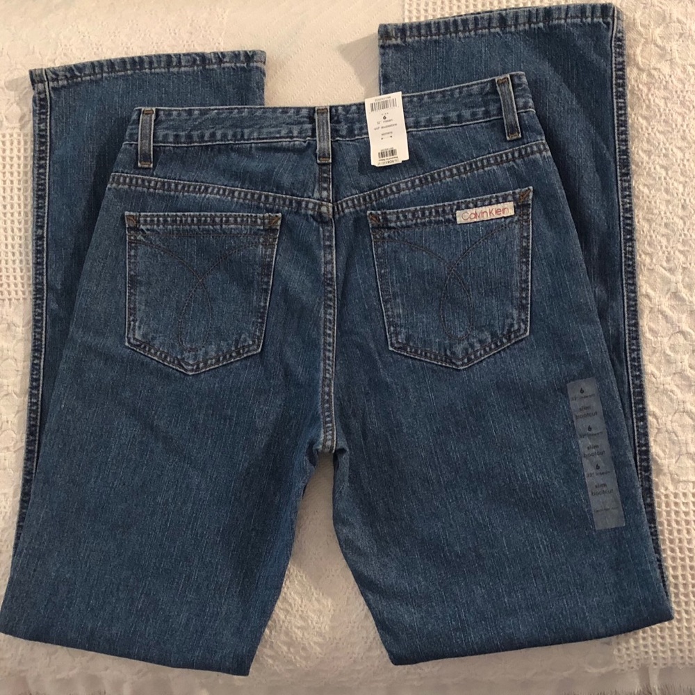 Calvin Klein Slim Boot Cut Denim Jeans 32 inseam